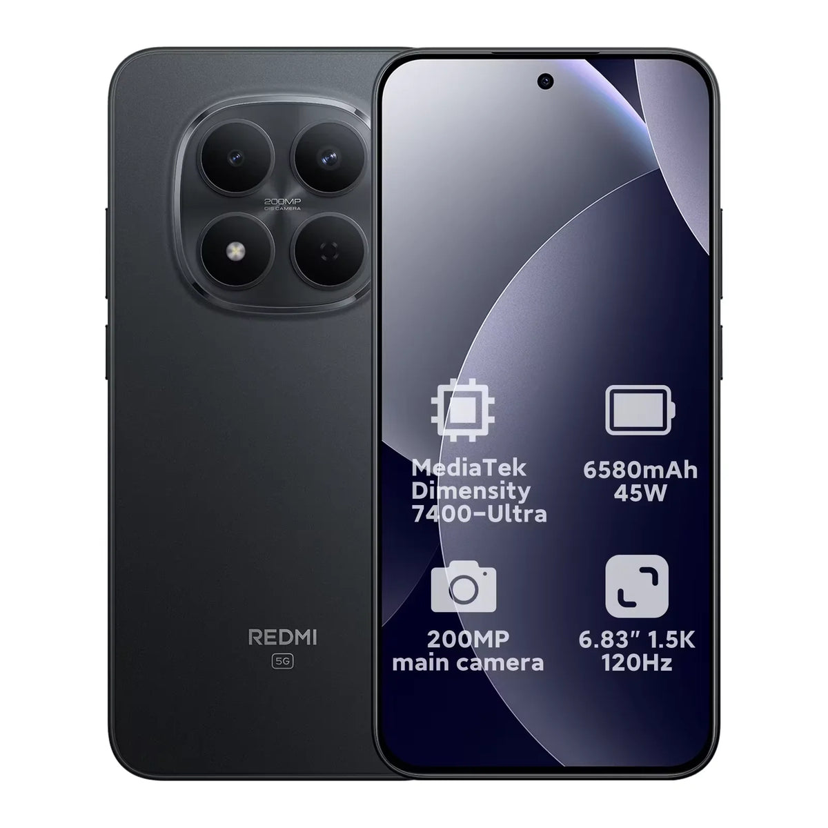 Global Version Redmi Note 15 Pro 5G Dimensity 7400-Ultra 256GB 512GB Smartphone 6580mAh 45W Battery 200MP OIS Main Camera Xiaomi Cellphone