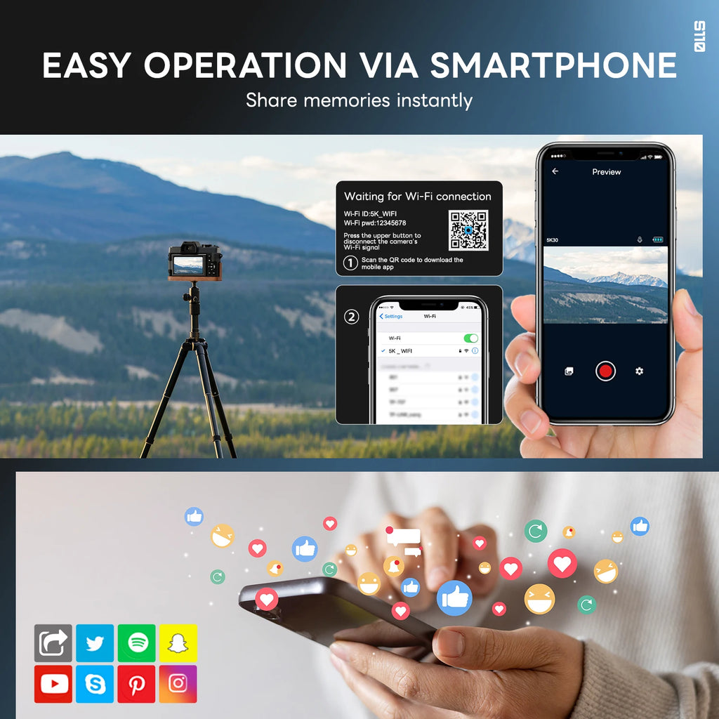 Cámaras Digitales NBD de 48MP y 4K para Fotografía, Cámaras de Viaje para Vlogging con Zoom Digital de 16X y 180° ° Pantalla abatible de 52 mm, lente macro, micrófono, batería de larga duración, regalo