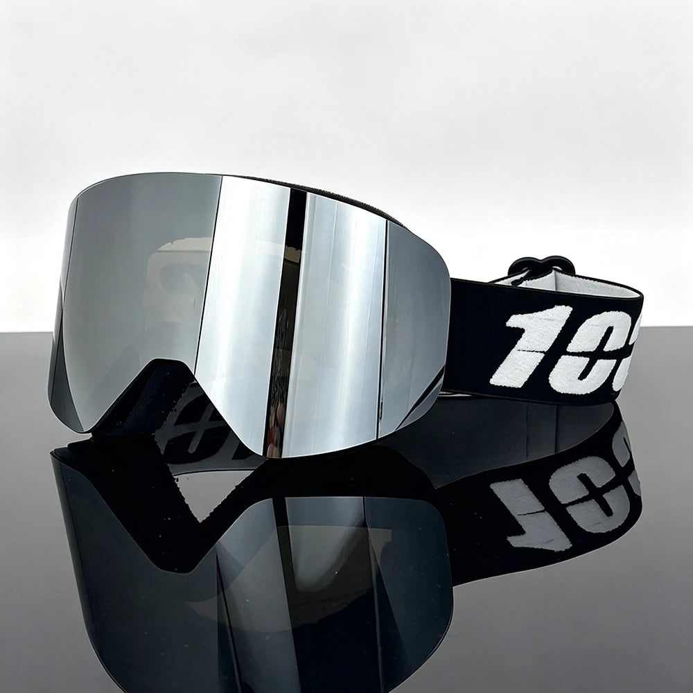 Gafas de esquí y snowboard unisex para exteriores con lente magnética, antivaho, protección UV400, a prueba de viento, gafas de motocross, máscara de esquí.