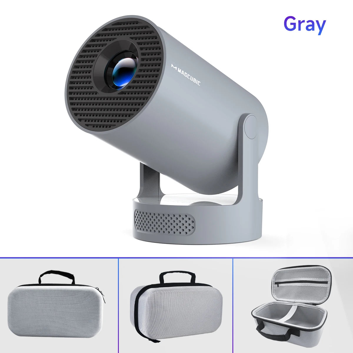 Proyector Magcubic 8K Wifi6 290ANSI Android 14 Dual WIFI Allwinner H726 BT5.4 1280*720P Cine en Casa Portátil para Exteriores HY300 Pro +