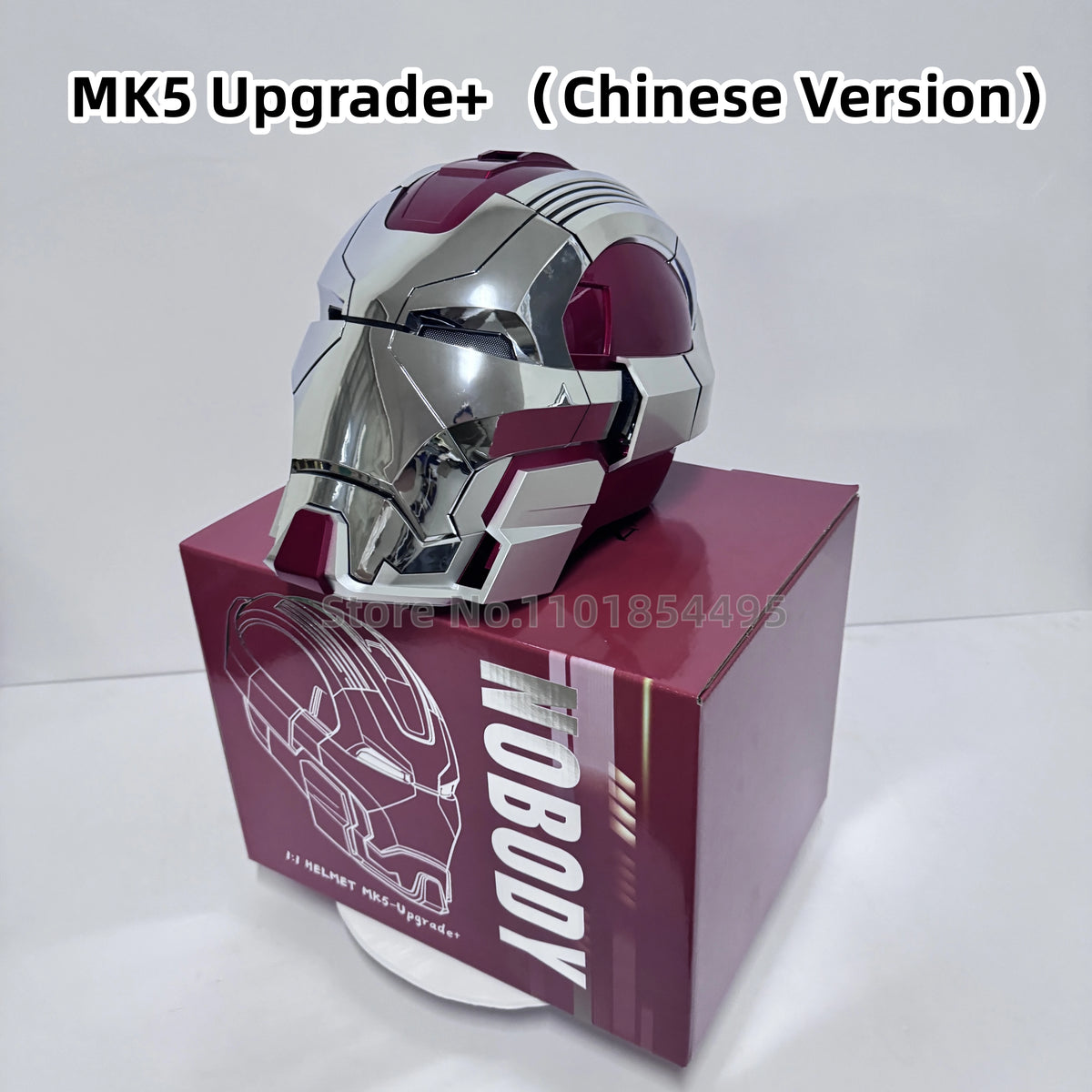 Máscara Iron Man MK5 Pro Max, Casco MK17, Juguetes Eléctricos, Control por Voz Jarvis, Apertura y Cierre Automático, Adorno Mecánico Coleccionable