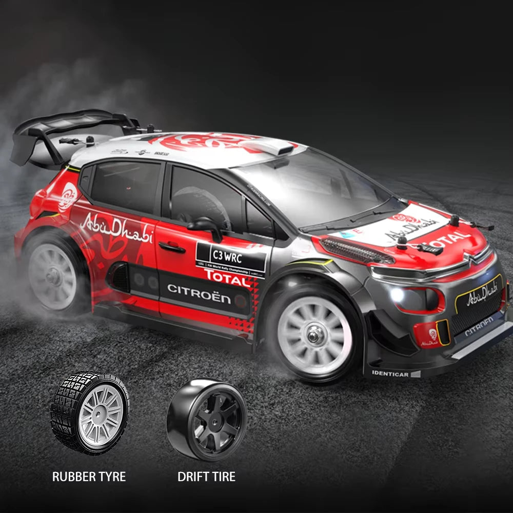 HYPER GO 1/14 MJX 14303 Auto RC 2.4G de Alta Velocidad, Camioneta de Rally, Hyper Go sin Escobillas 4WD Todoterreno, Auto RC para Adultos y Niños