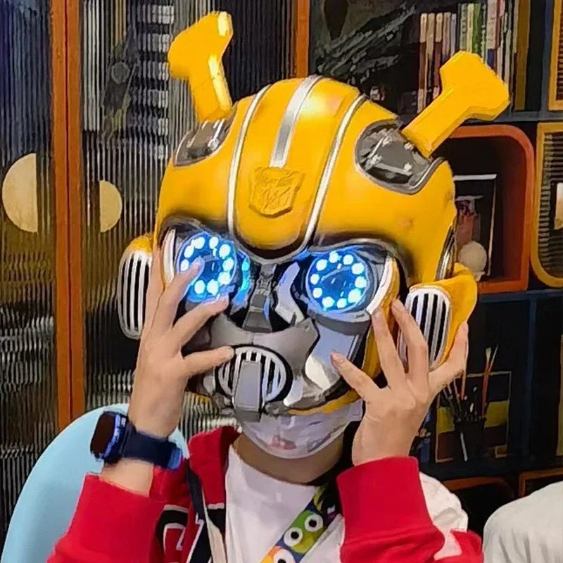 Casco de Iron Man Mk50 Mk17 1:1, Casco Deformable con Activación por Voz, Modelo de Juguete de los Derivados de Animación de Marvel, Regalo