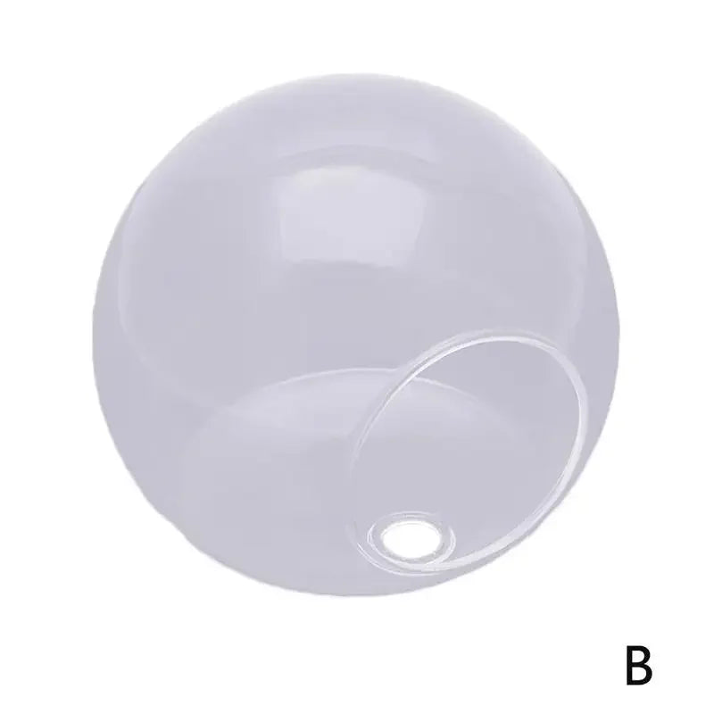 Wall-Hanging Fish Bowl Acrylic Plexiglass Fish Bowl Clear Tank Aquarium Tank Vase Fish Decor Home Pet Flower Ornament Fish B6E9