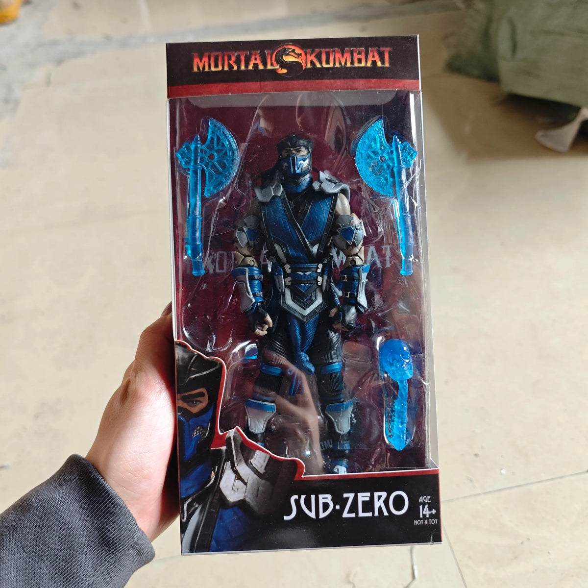 Figura articulada de Anime SUB ZERO SCORPION, modelo de juguete, regalo de Navidad