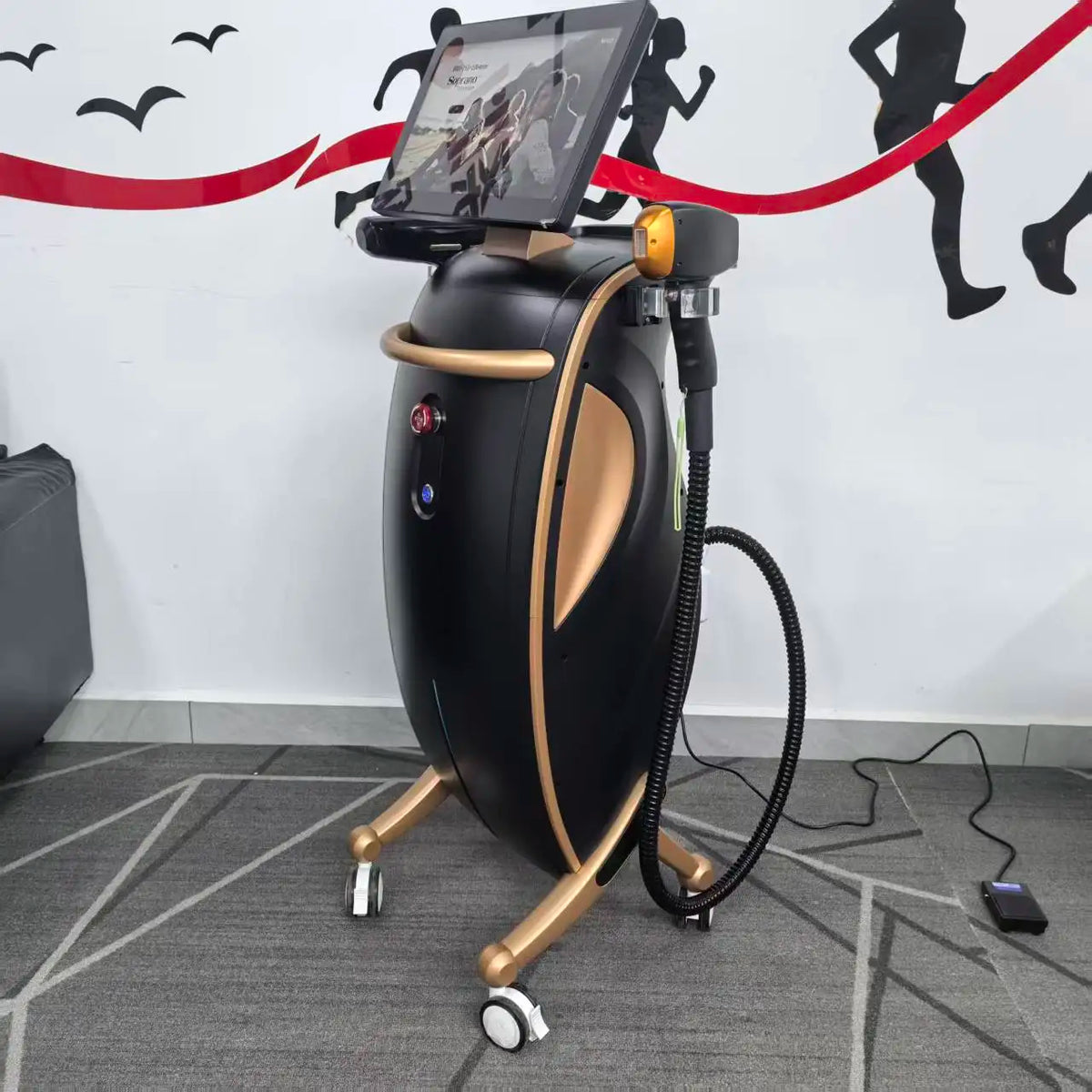 Máquina de Belleza Multifuncional 3 en 1, Depilación Láser de Diodo de 6 Longitudes de Onda, Eliminación de Tatuajes con Láser de Picosegundos, Analizador de Piel y Vello