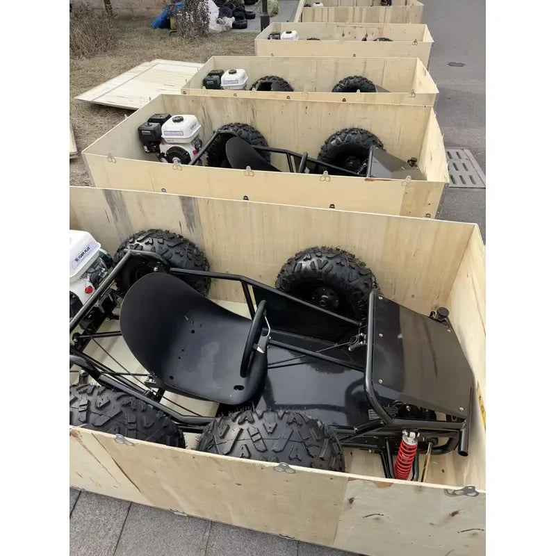 Kart Todoterreno de Cuatro Ruedas a Gasolina, ATV para Drift al Aire Libre, Vehículo Todo Terreno