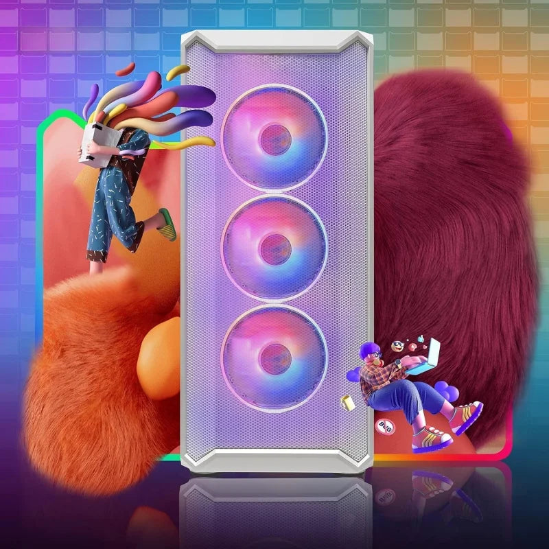 Computadora de escritorio para juegos, Core i7-10700F hasta 4.8G, GeForce RTX 3060Ti 8G, 32GB DDR4, 2TB SSD, WiFi, BT 5.0