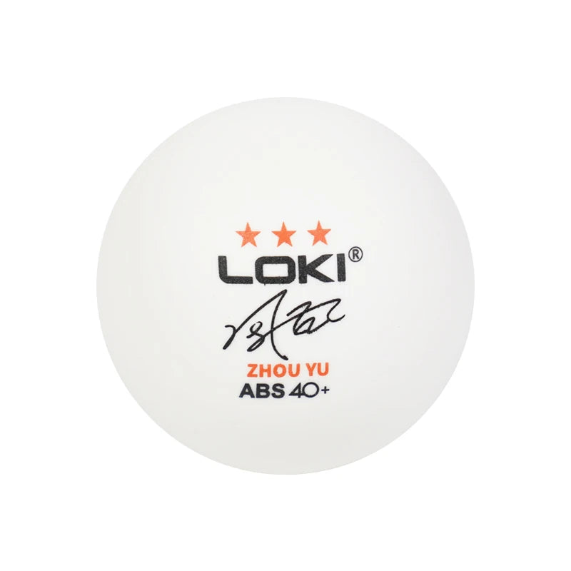 Pelotas de tenis de mesa LOKI, 50/100 Uds., 3 estrellas, 40 +, nuevas pelotas de Ping Pong de Material plástico ABS con costura, pelotas de Ping Pong para entrenamiento en Club