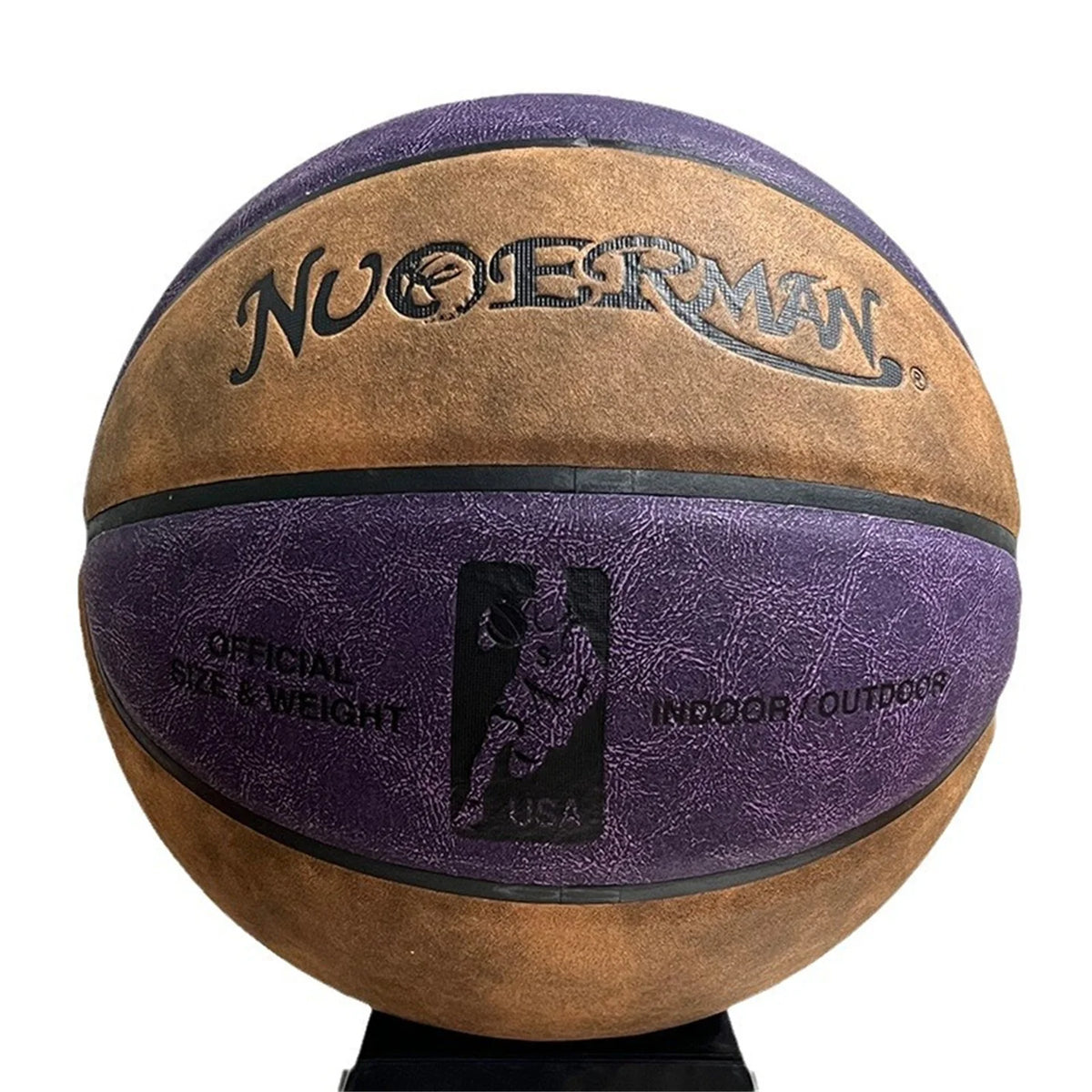 Piel de vacuno de ante auténtico Talla 7 #   Pelota de entrenamiento resistente al desgaste para interiores y exteriores para adultos, competición oficial de baloncesto