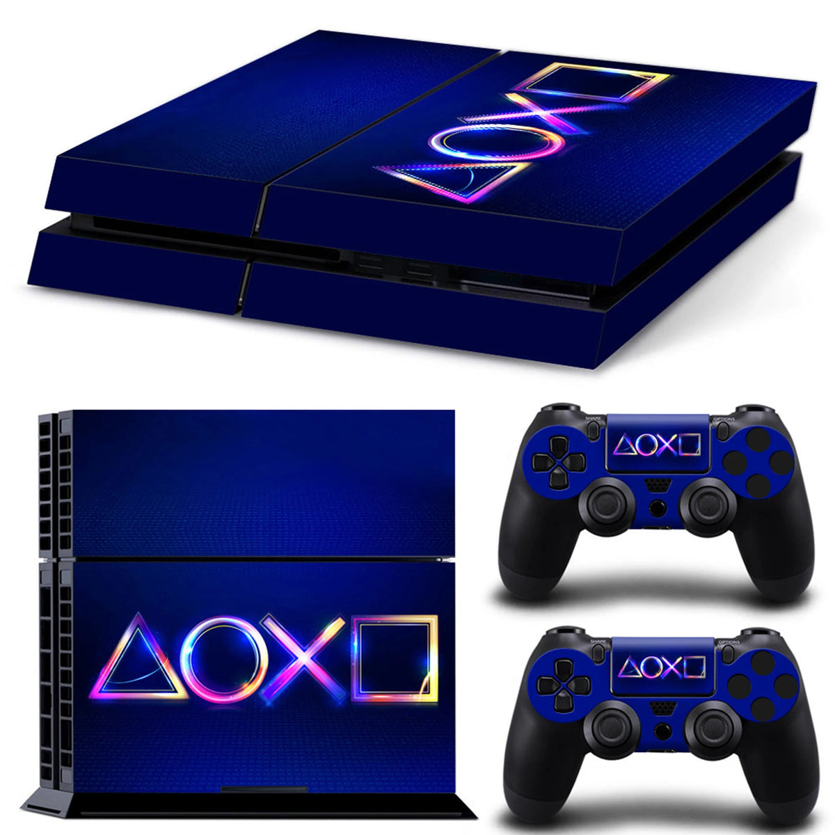 Compatible with PS4 Console Skin Sticker Decal Cover Wrap for Game Accessories Controller