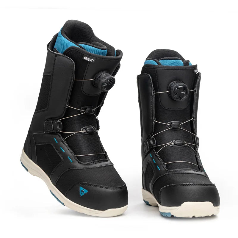Botas de Snowboard Atop con Hebilla de Acero de Ajuste Rápido, Calzado Impermeable y Resistente al Desgaste, Cómodas y Cálidas para Todo Tipo de Montaña