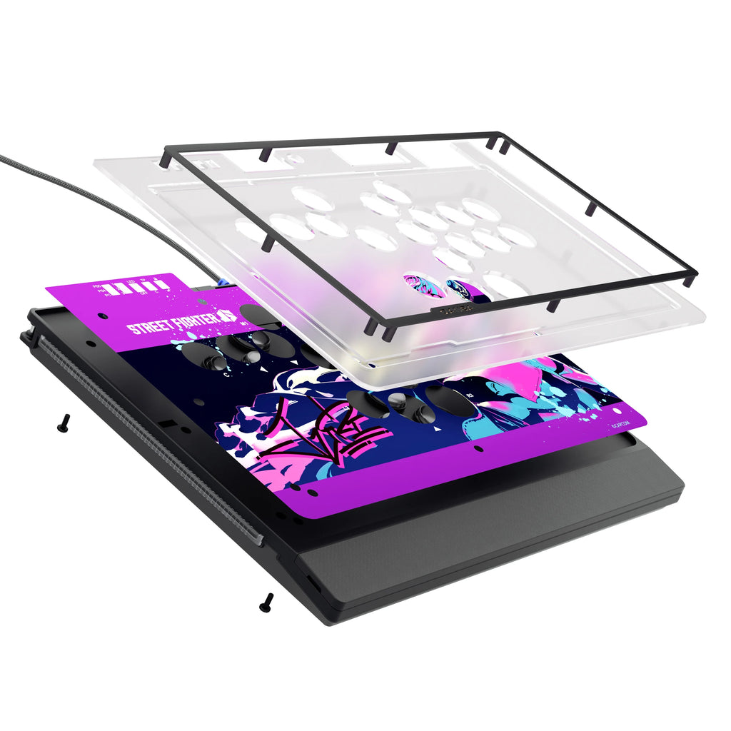 QANBA SAPPHIRE S1 Leverless Arcade Controller  CAPCOM  Street Fighter Juri Fightstick  For PC/ PS4 / PS5/Steam