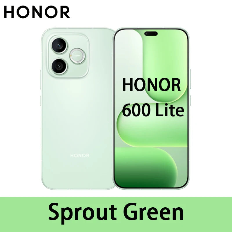 Smartphone HONOR 600 Lite 5G 6,6" Versión UE MediaTek Dimensity 7100 Elite Pantalla AMOLED 120Hz 108MP 6520mAh SuperCharge 45W