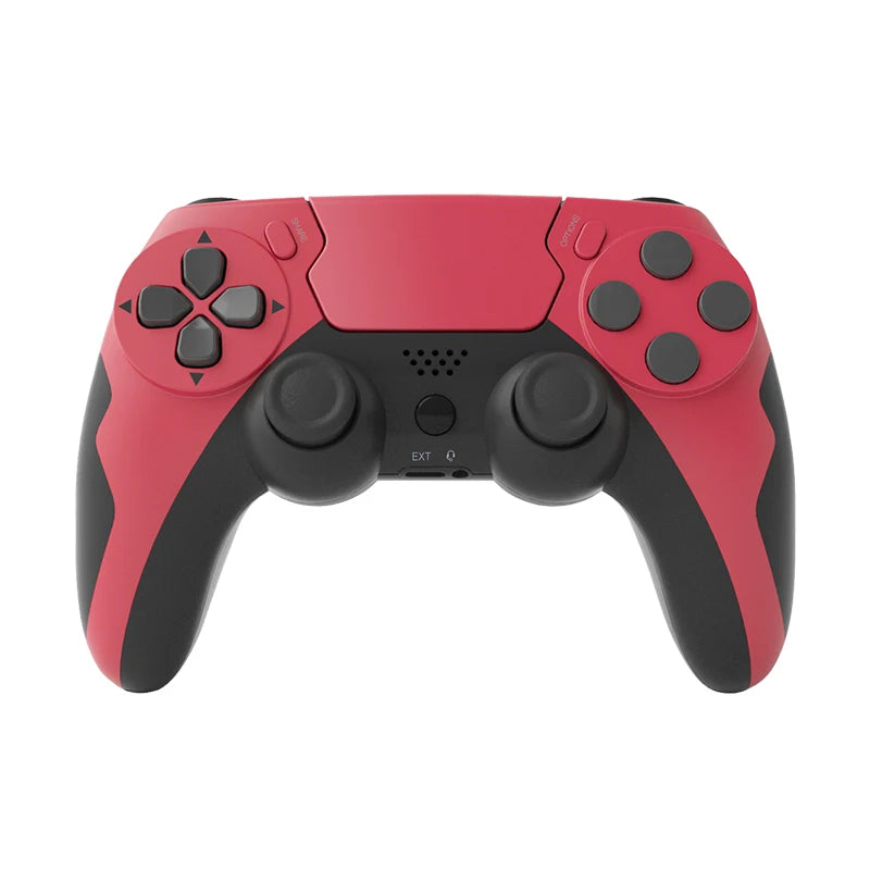 GAMINJA Wireless Controller Bluetooth Gamepad Double Vibration 6Axis Joypad Touchpad Microphone Earphone Port For PS4 PS3 PC