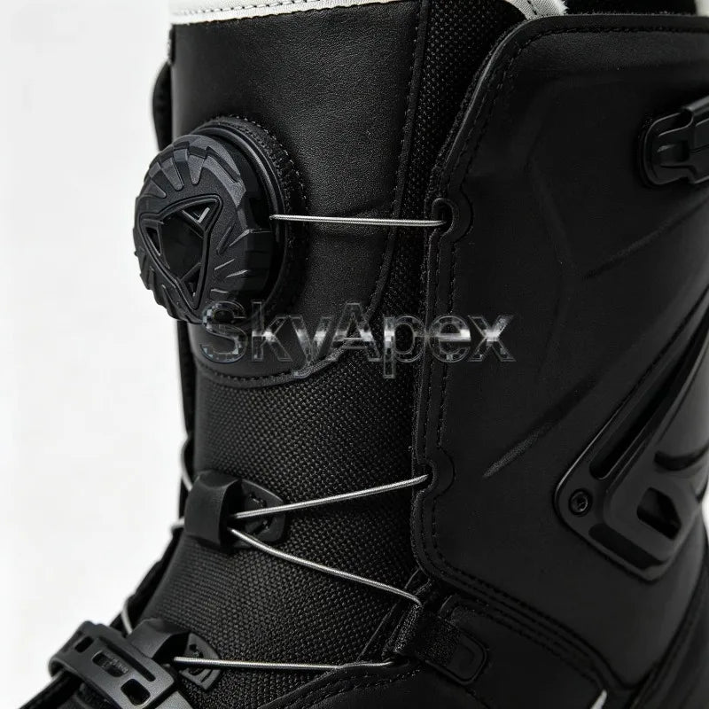Botas de Snowboard Impermeables y Cálidas de Alta Rigidez para Carving, Deportes de Nieve de Invierno, Esquí de Montaña y Descenso para Adultos