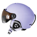 Casco de Esquí LOCLE para Hombre, Mujer y Niños, Ultraligero, para Snowboard, Skateboard, Motocicleta, Moto de Nieve, con Visera y Gafas IN-MOLD
