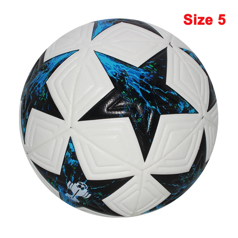 Balón de fútbol estándar, pelotas profesionales para deportes al aire libre, entrenamiento de fútbol sin costuras, Material de PU de alta calidad, tamaño 5, talla 4