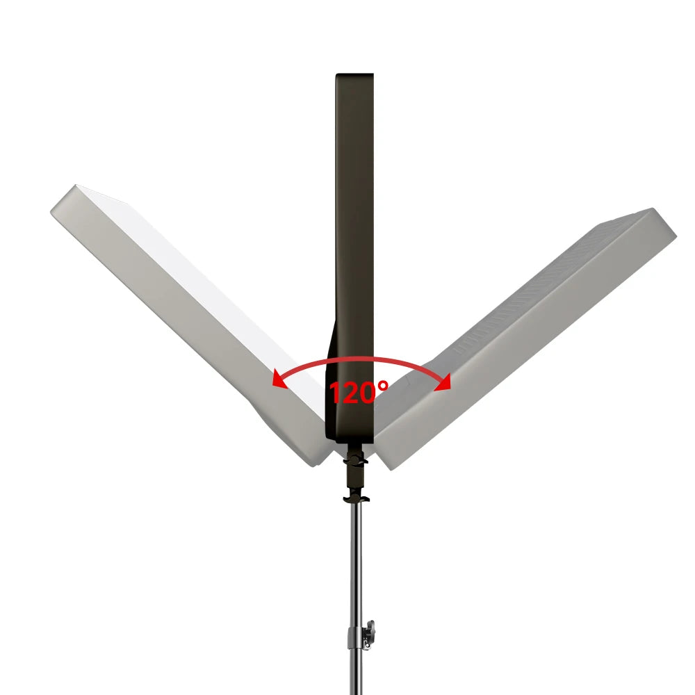 Panel LED SH 2700-5600K de 24 Pulgadas, Luz Plana para Fotografía y Video, Luz de Relleno Profesional para Estudio, Iluminación Fotográfica para Tiktok