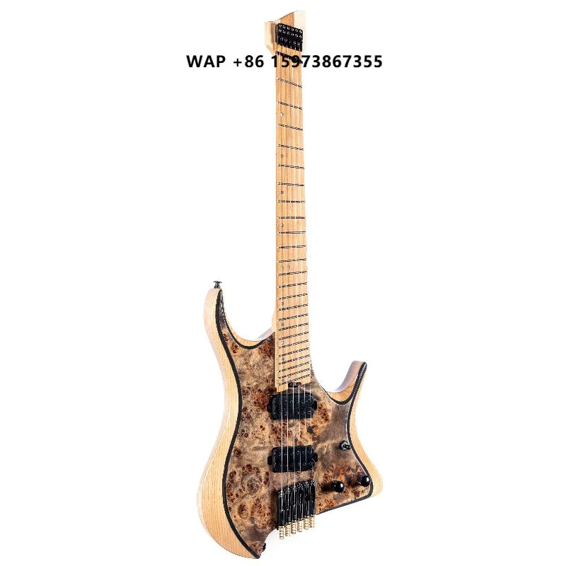 Guitarra Eléctrica sin Cabezal Grote GTWT-03, Cuerpo de Fresno Brillante, 24 Trastes, Pastillas H-H