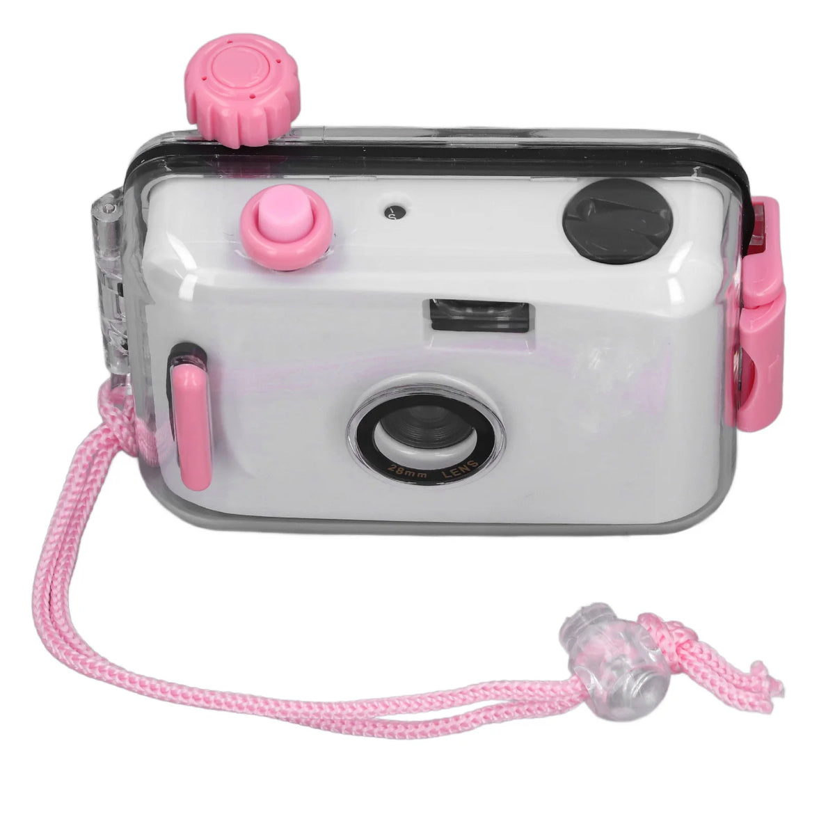 Cámara de película reutilizable de 35mm con funda impermeable para esnórquel con velocidad de obturación 1/100s F/9, lente de 28MM, cámara de película reutilizable de 35mm