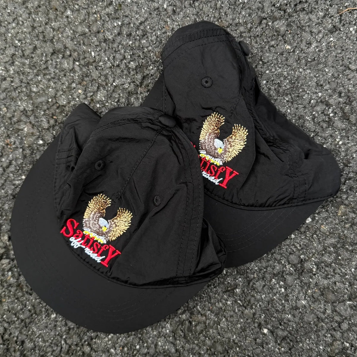 Gorra deportiva de entrenamiento fitness con bordado de águila, transpirable y con protección solar
