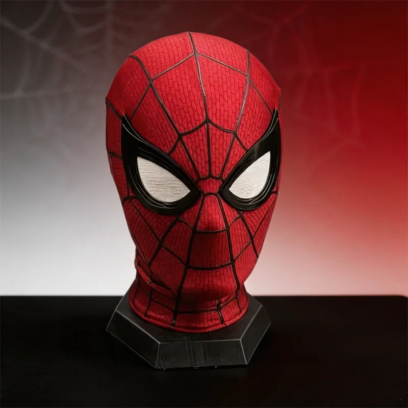 Máscara Magnética de Spider-Man, Réplica Precisa de la Película, Accesorio de Cosplay, Atrezzo para Exhibición en Escritorio, Artículo Coleccionable para Aficionados
