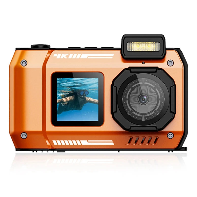 Cámara impermeable T35C D50 pantalla Dual Selfie deportes al aire libre HD buceo bajo el agua IP68 10 metros impermeable para na