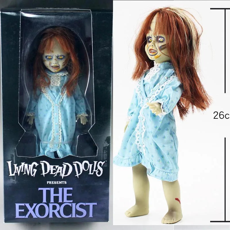 Figura de 30 cm de Mezco Horror Living Dead Dolls, Figura de PVC de El Exorcista, Modelo Articulado, Figura de Dibujos Animados, Juguete, Regalos de Cumpleaños
