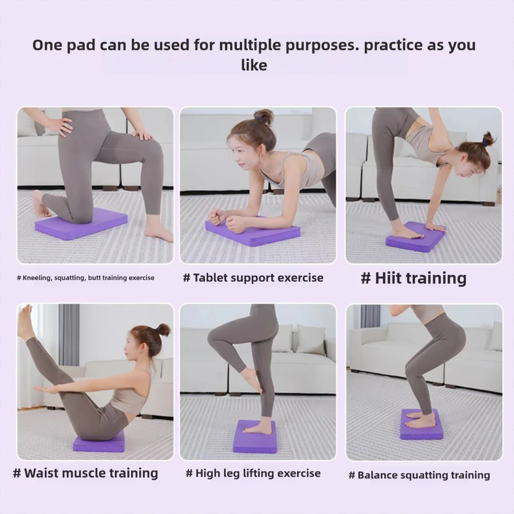 Almohadilla de equilibrio deportiva NBR, almohadilla para arrodillarse, estera TPE de Yoga de alta densidad, almohadilla de Yoga, tabla de Fitness, soporte, almohadilla de equilibrio duradera