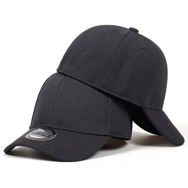 Gorras de béisbol cerradas para hombre y mujer, gorras para cabezas grandes y pequeñas, artículos de sombrerería de alta calidad