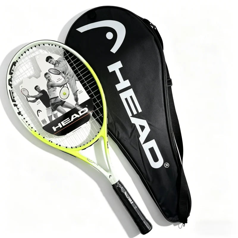 Raqueta de Tenis HEAD para Principiantes, Raqueta de Entrenamiento Individual de Carbono Compuesto
