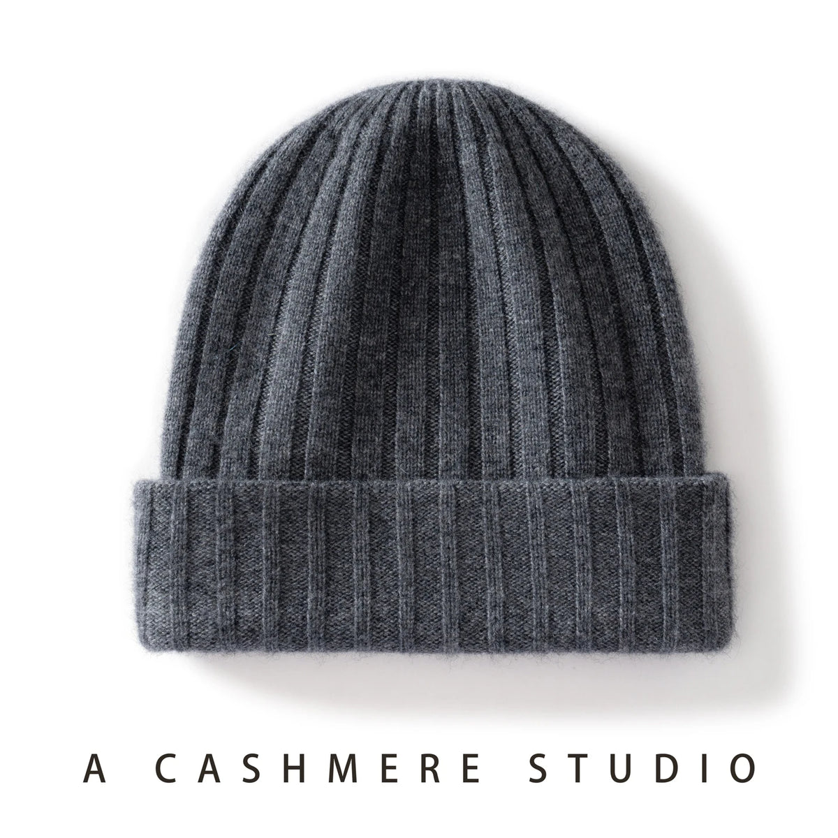 Gorro de Cachemira de calidad 100% para mujer/hombre, gorros cálidos gruesos de dos capas para invierno, gorro de esquí para exteriores, gorro de punto sin costuras para Unisex
