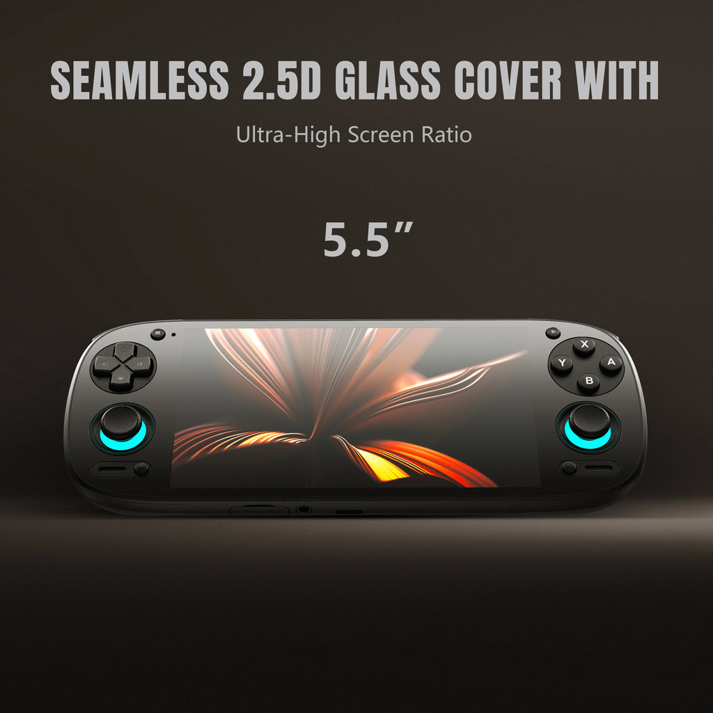 Consola portátil de juegos Retroid Pocket 5, pantalla AMOLED de 5.5'', Android 13, joystick, efecto de iluminación RGB, refrigeración activa para videojuegos