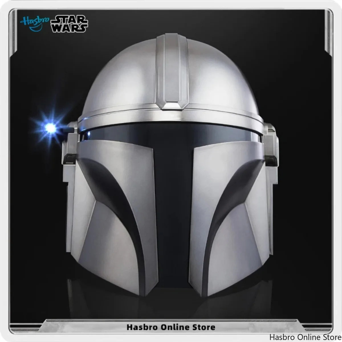 Casco electrónico premium de The Mandalorian de Star Wars The Black Series de Hasbro, máscara de juguete para cosplay a escala 1:1, regalo de Navidad F0493