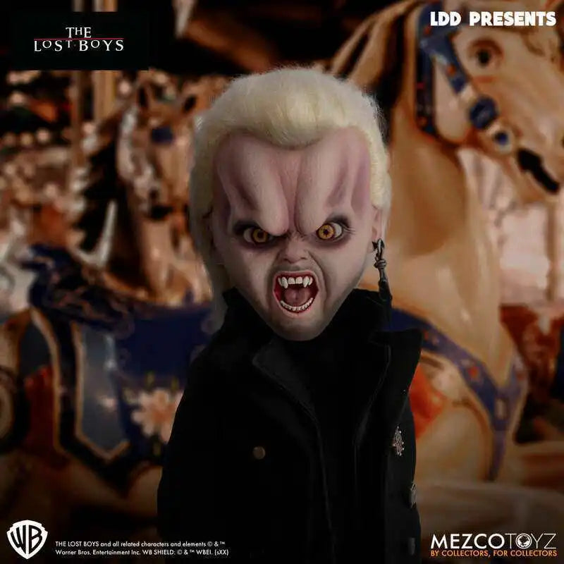 Figura de acción coleccionable de terror Mezco Toyz Living Dead Dolls The Lost Boys David de 10 pulgadas para coleccionistas adultos de terror