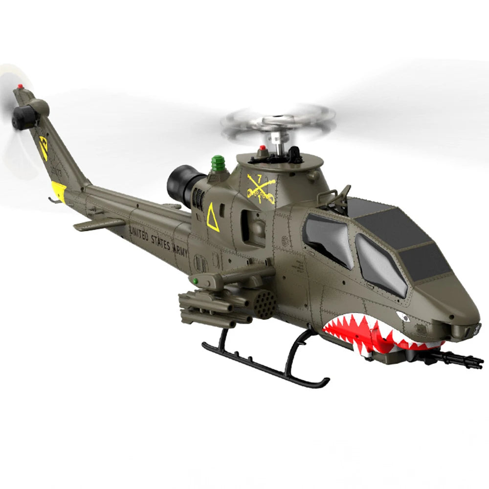 Helicóptero RC YUXIANG F112S, Avión de 9 Canales, Escala 1/32, Sin Escobillas, Giroscopio de 6 Ejes, Posicionamiento GPS, 12 Minutos de Tiempo de Vuelo, con Radar Láser y Flujo Óptico