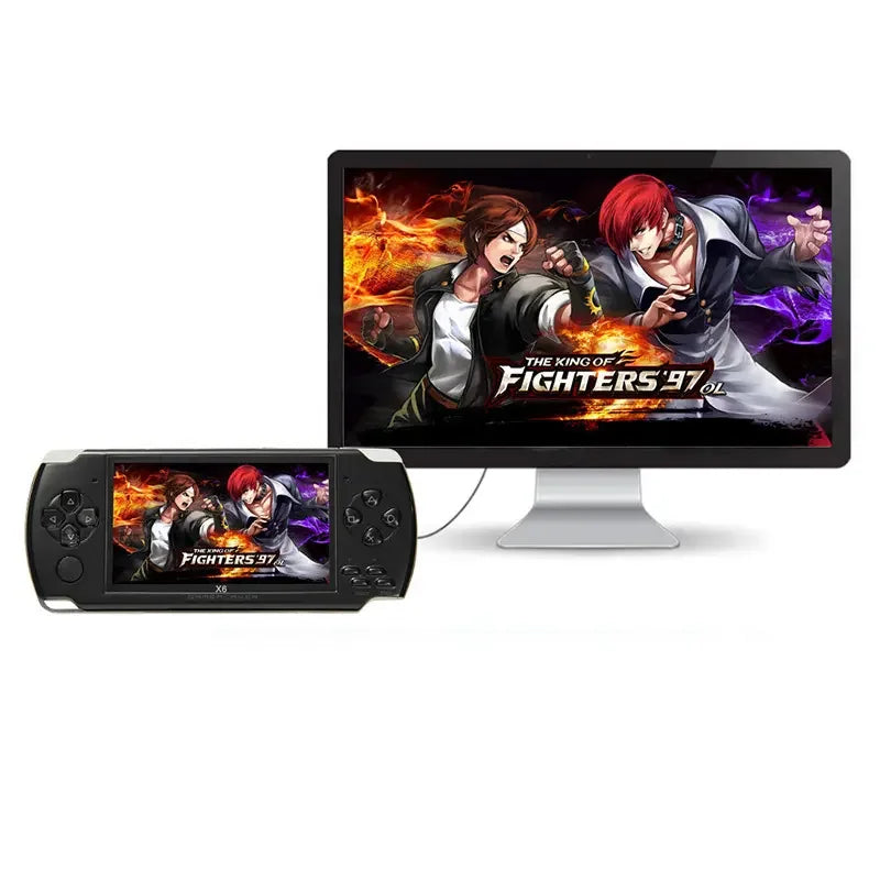 Consola de juegos Retro portátil X6, PSP como compatible con salida de TV, caja de juegos, Mini reproductores de videojuegos portátiles de código abierto