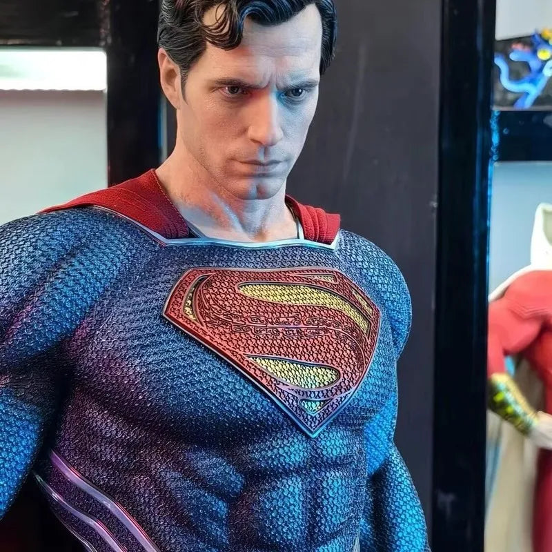 Jnd Superman Gk Resin Statue 50cm Scale Collectible Figure Anime Periphery Home Decoration Adult Collection Perfect Gift