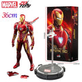 ZD Toys Marvel Avengers Iron Man Figura de acción MK3 MK6 MK50 Spider-Man: No Way Home Scarlet Spider Figura de acción coleccionable Regalo