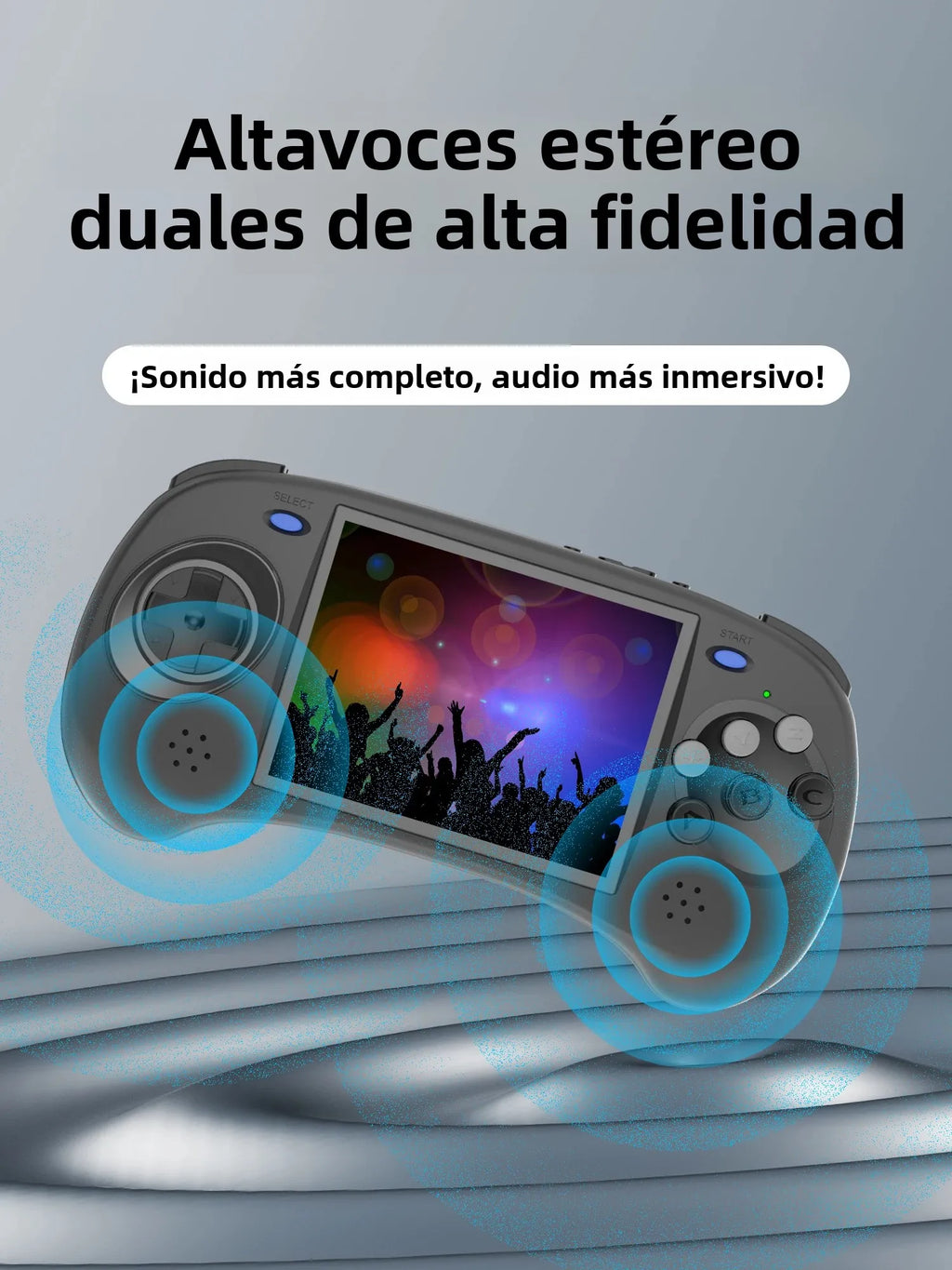 Consola de Juegos Retro Anbernic RG ARC RK3566 de 4.0 Pulgadas 640*480, Emulador de Consola Portátil con Sistema LINUX Android, 3500mAh, Regalos para Niños