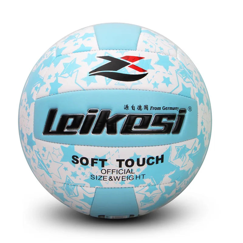 Voleibol de costura de tamaño 5, pelota de juego de entrenamiento en grupo profesional, duradera, alta elasticidad, suave, para playa, al aire libre, regalos