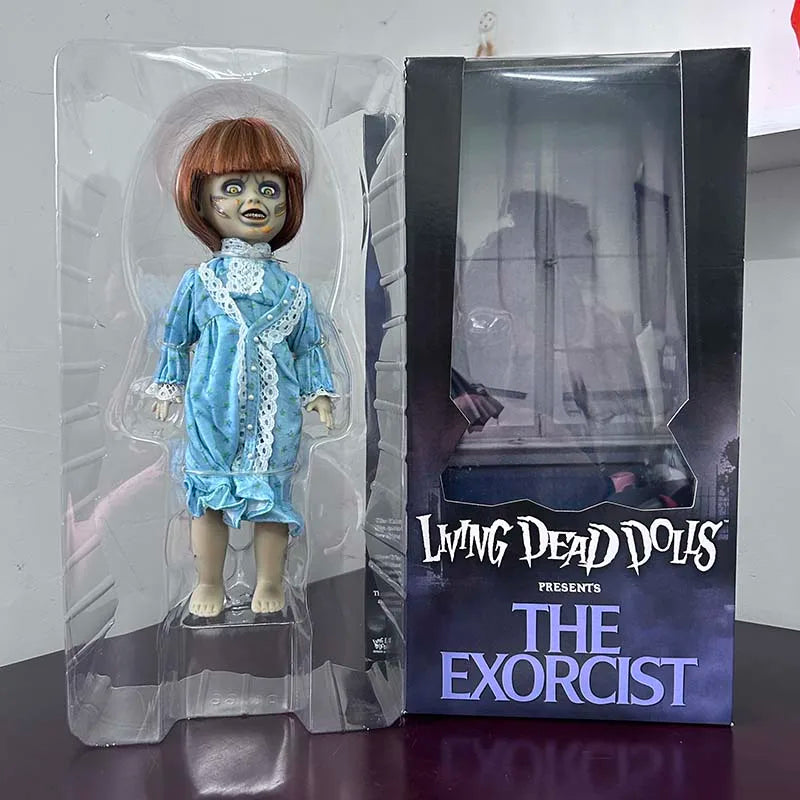 30cm Mezco Horror Living Dead Dolls figura el exorcista articulación móvil PVC figura modelo figura de dibujos animados juguete regalos de cumpleaños