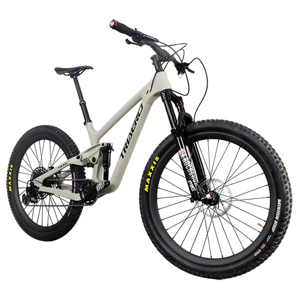 Bicicleta de montaña de fibra de carbono ultraligera, con suspensión y cambios, de 24, 26, 27.5 y 29 pulgadas para adultos
