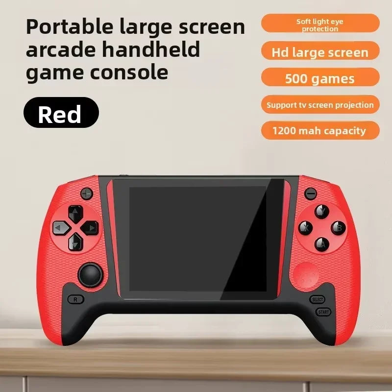 Consola de juegos retro portátil SF3000, pantalla de 4.3", 64GB, más de 2000 juegos, 11 emuladores, reproductor de videojuegos portátil Q21, más de 500 juegos, 3.5 pulgadas