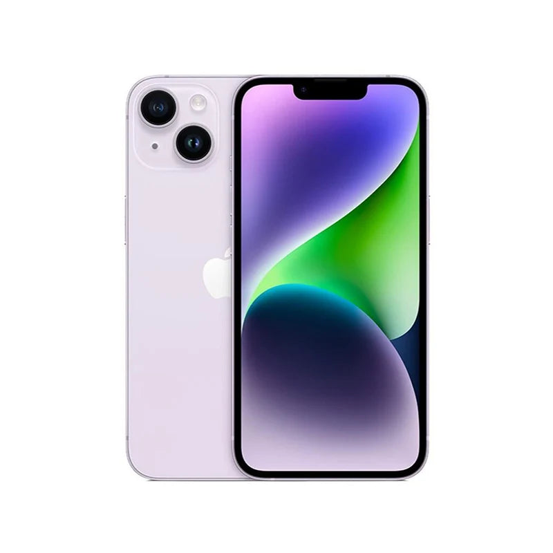 iPhone 14 5G Apple reacondicionado, 128 GB/256 GB ROM, Face ID, pantalla Super Retina OLED de 6,1 pulgadas, 12 MP, NFC, excelente estado