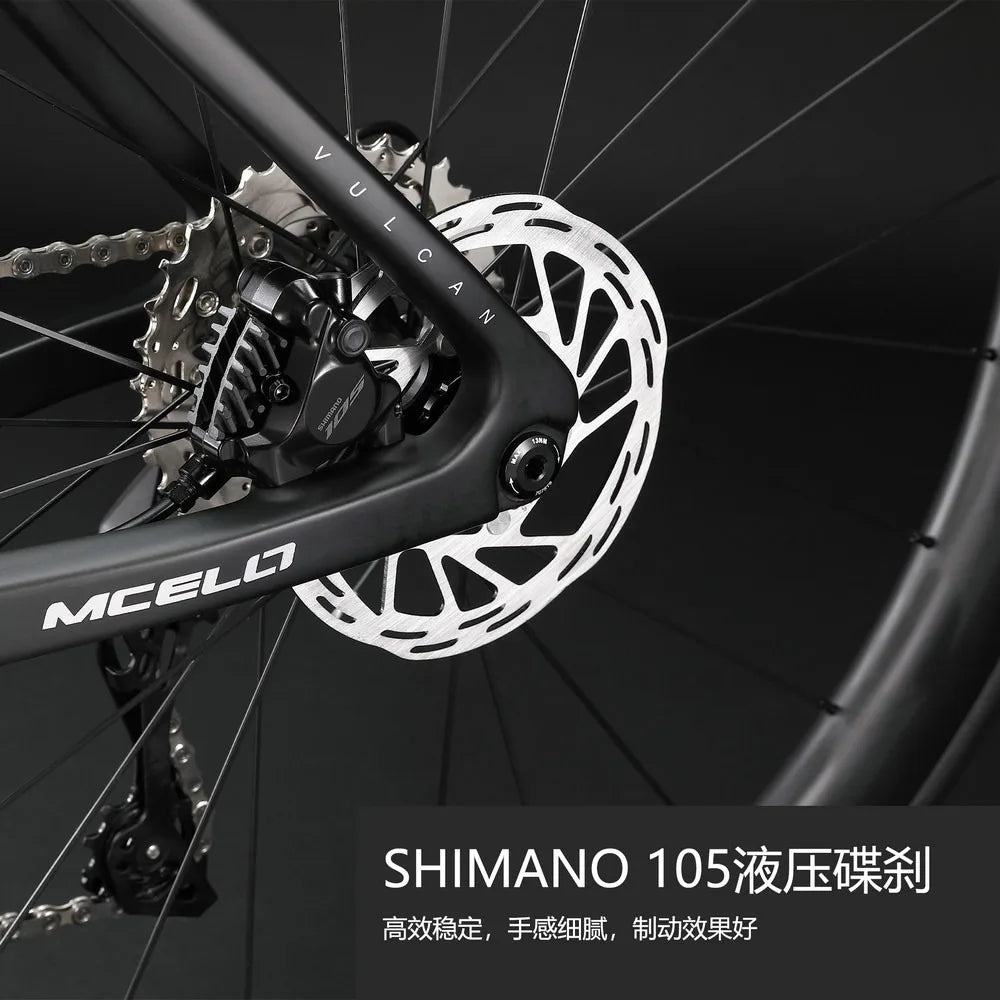 F, YUZHE V2 Fleet specific high-end ultra light 7.5kg 105 Di2 R7170-24S T800 carbon fiber road bike hydraulic disc brake 700*28C