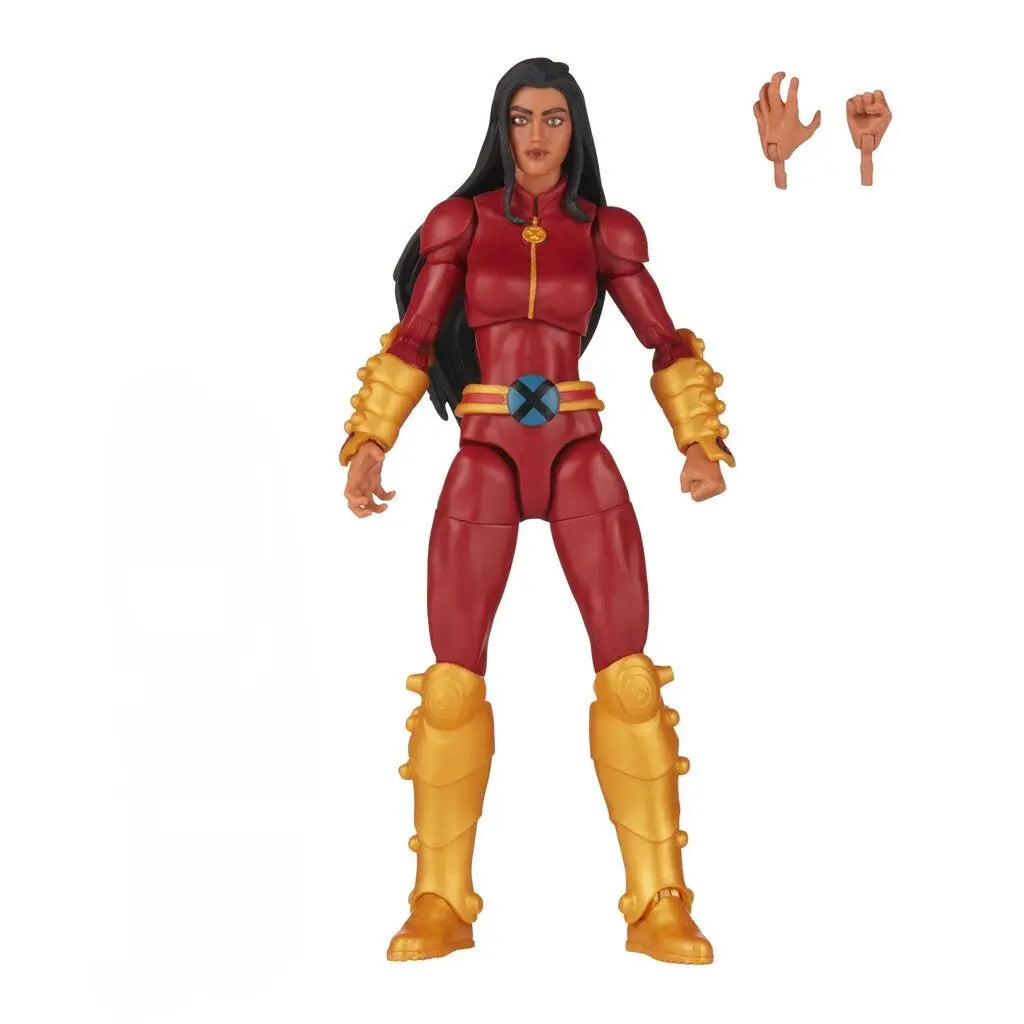Figura de acción de 6" de ML Legends Kid Omega Corsair Chamber Emma Frost Cyclops Monet St. Croix Fang Ch'od BAF Wave