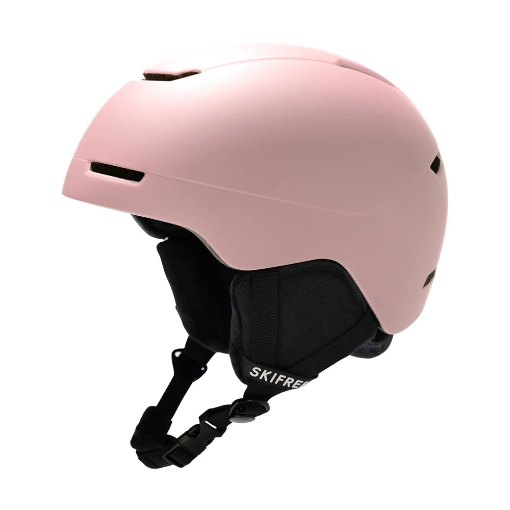 Casco de Esquí SKIFREE-S2 Zhufeng, Carcasa de PC Ligera, Almohadilla EPS, Ajuste 3D Regulable, Ajuste Asiático, Almohadillas de Oído Removibles