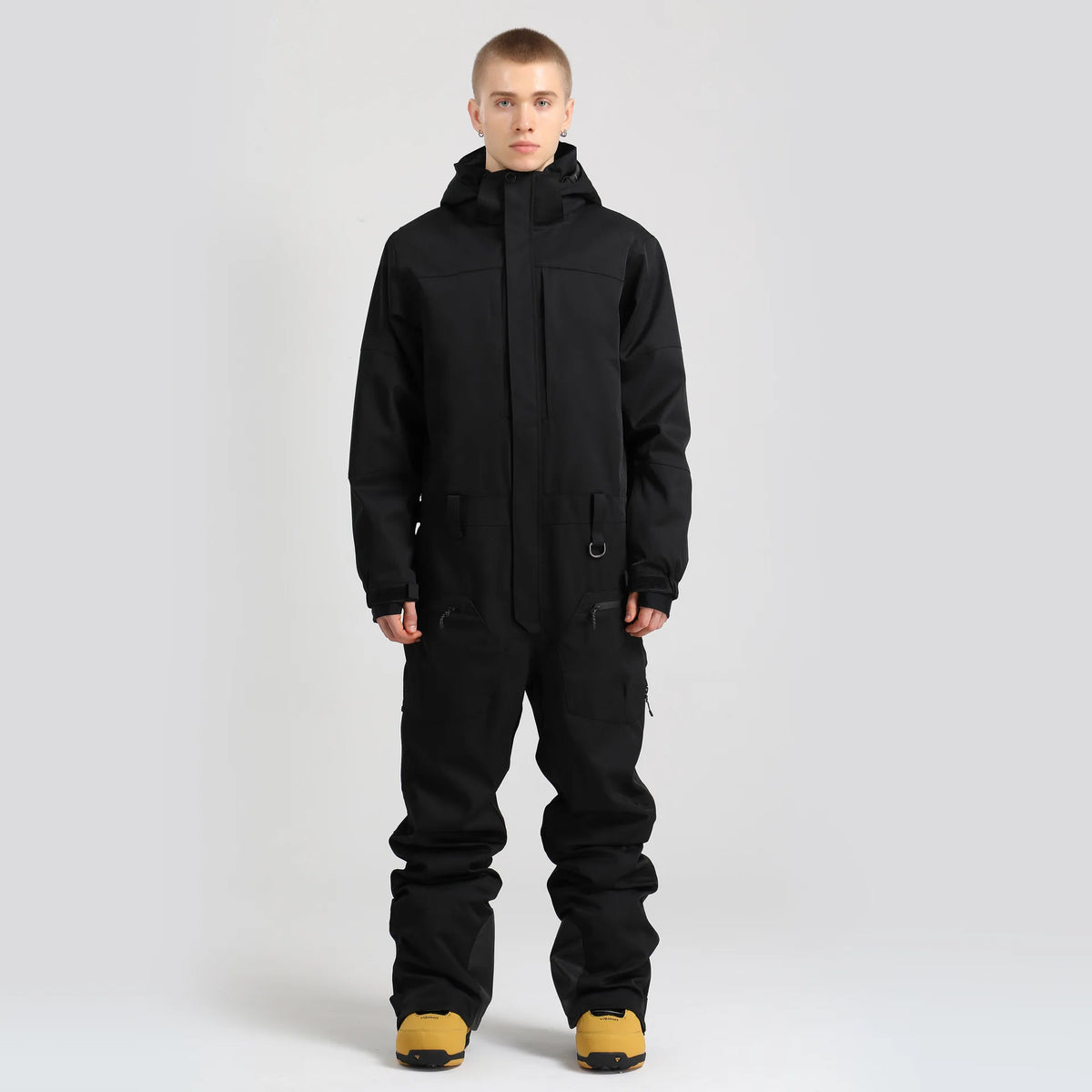 GSOU SNOW-Chaqueta de esquí para hombre, ropa de esquí de una pieza, mono de Snowboard, conjunto de chaqueta y pantalones, ropa de abrigo de invierno impermeable a prueba de viento con aislamiento